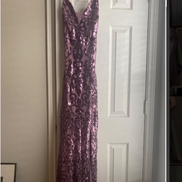 Purple prom dress - Picture 2 of 4